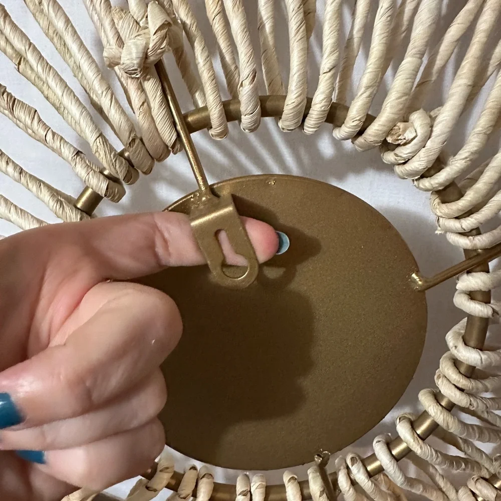 Bohemian style mirror, 21”